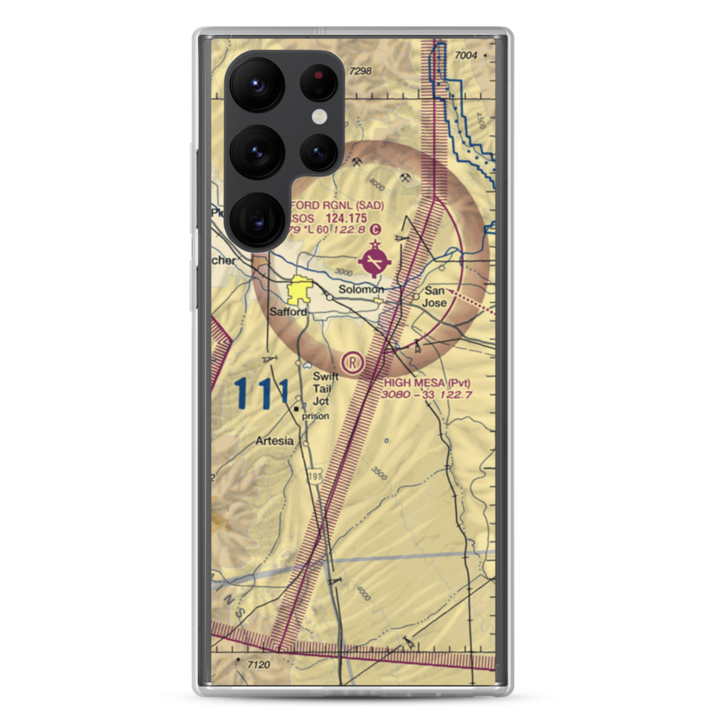 High Mesa Airpark (3AZ8) VFR Sectional Samsung Case Samsung Galaxy S22 Ultra model shown