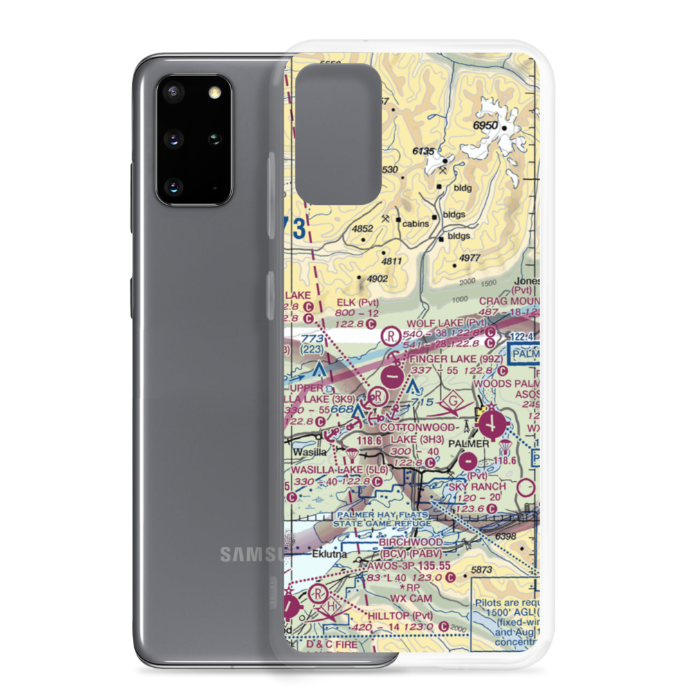 High Ridge Association Airport (97AK) VFR Sectional Samsung Case Samsung Galaxy S20 Plus model shown