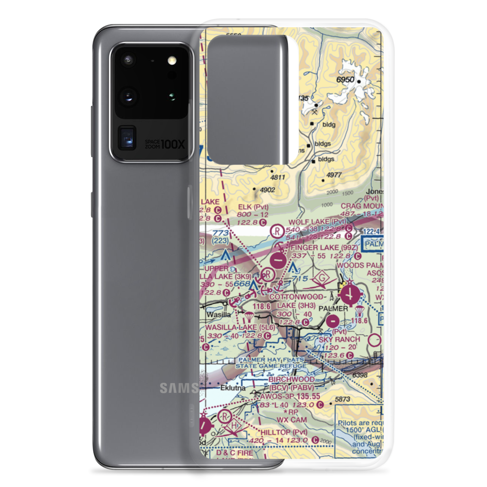 High Ridge Association Airport (97AK) VFR Sectional Samsung Case Samsung Galaxy S20 Ultra model shown