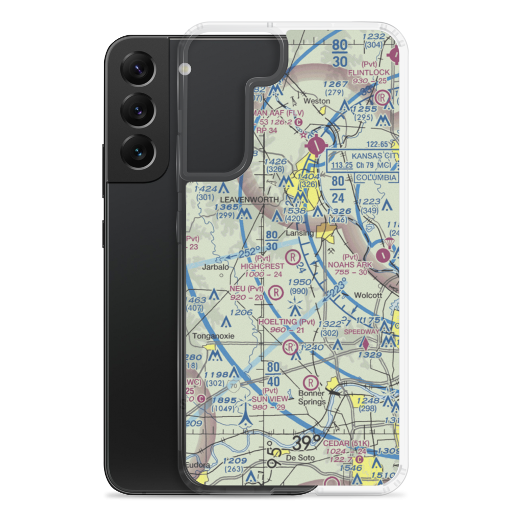Highcrest Air Park (SN83) VFR Sectional Samsung Case Samsung Galaxy S22 Plus model shown