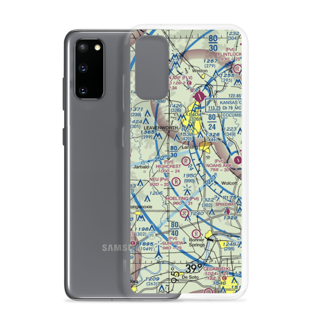 Highcrest Air Park (SN83) VFR Sectional Samsung Case Samsung Galaxy S20 model shown