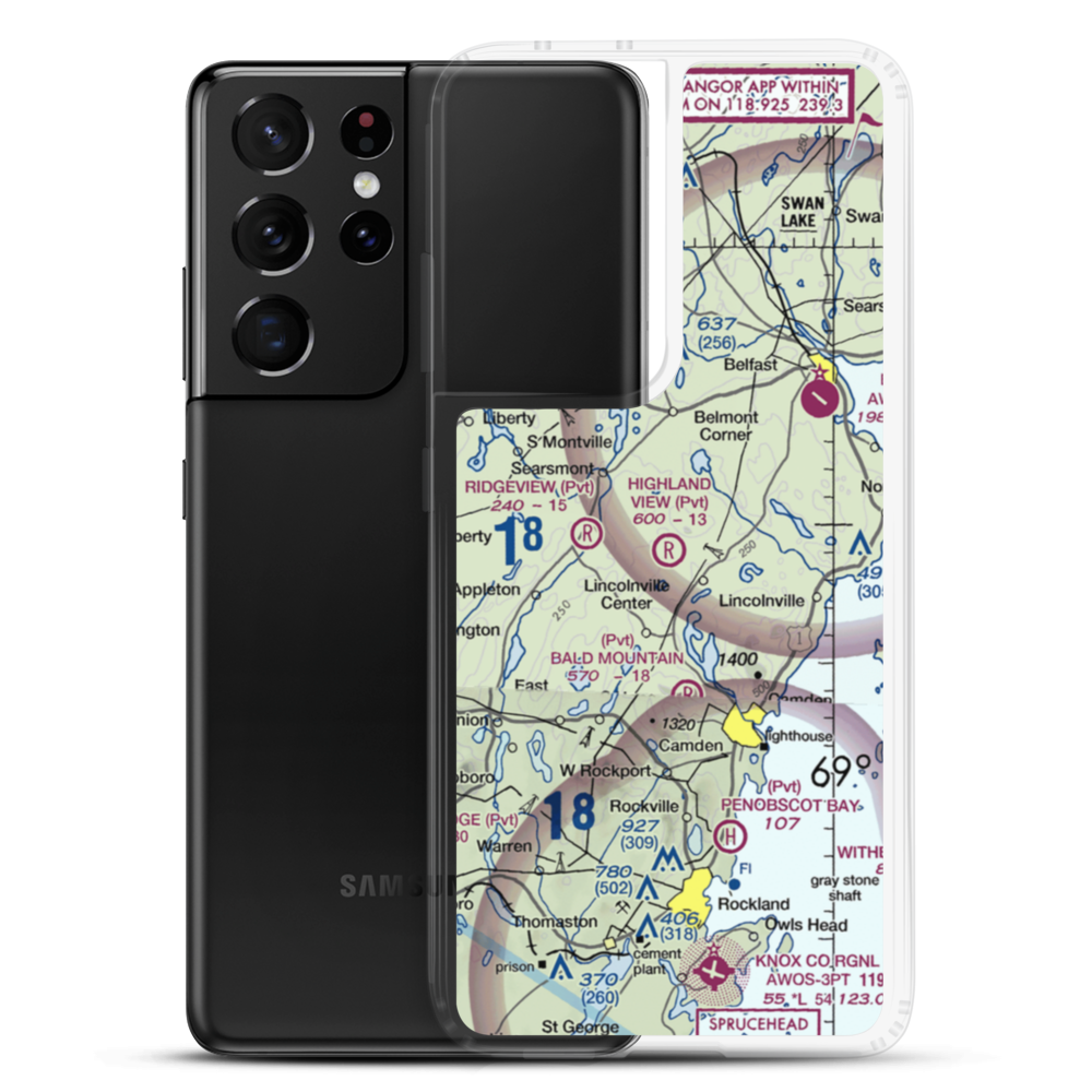 HIghland View Field (55ME) VFR Sectional Samsung Case Samsung Galaxy S21 Ultra model shown