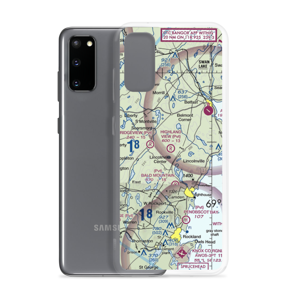 HIghland View Field (55ME) VFR Sectional Samsung Case Samsung Galaxy S20 model shown
