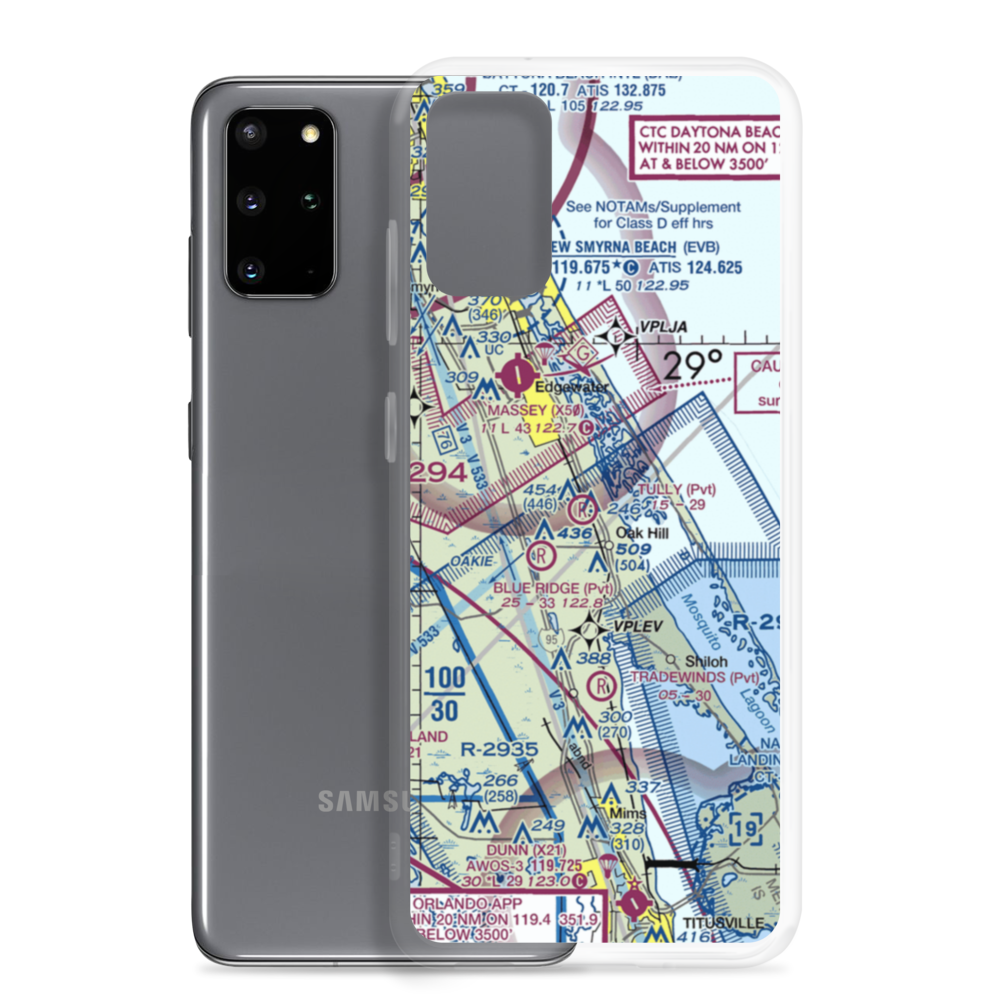 Highlander Airport (2FD6) VFR Sectional Samsung Case Samsung Galaxy S20 Plus model shown