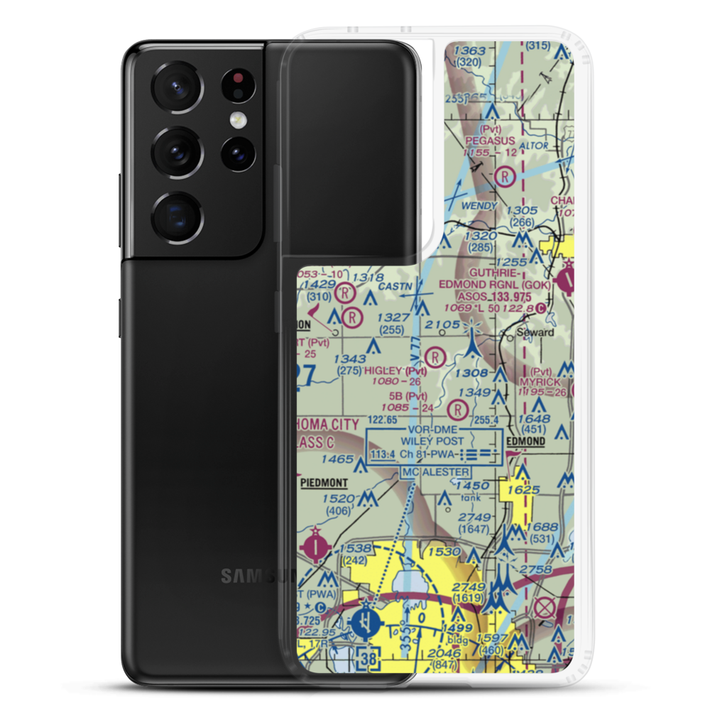 Higley Field (55OL) VFR Sectional Samsung Case Samsung Galaxy S21 Ultra model shown