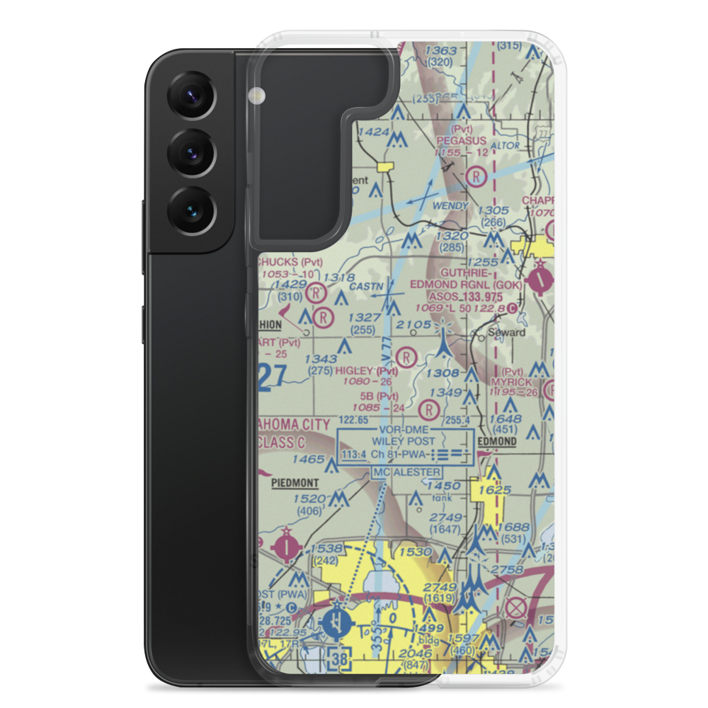 Higley Field (55OL) VFR Sectional Samsung Case Samsung Galaxy S22 Plus model shown