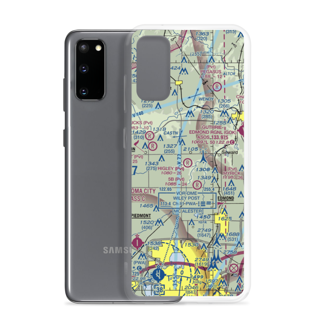 Higley Field (55OL) VFR Sectional Samsung Case Samsung Galaxy S20 model shown