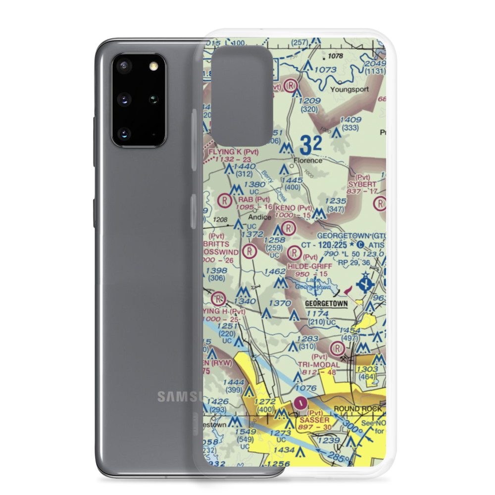 Hilde-Griff Field (05TE) VFR Sectional Samsung Case Samsung Galaxy S20 Plus model shown
