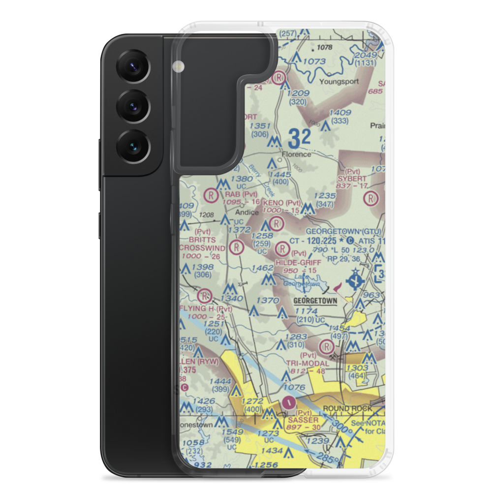 Hilde-Griff Field (05TE) VFR Sectional Samsung Case Samsung Galaxy S22 Plus model shown
