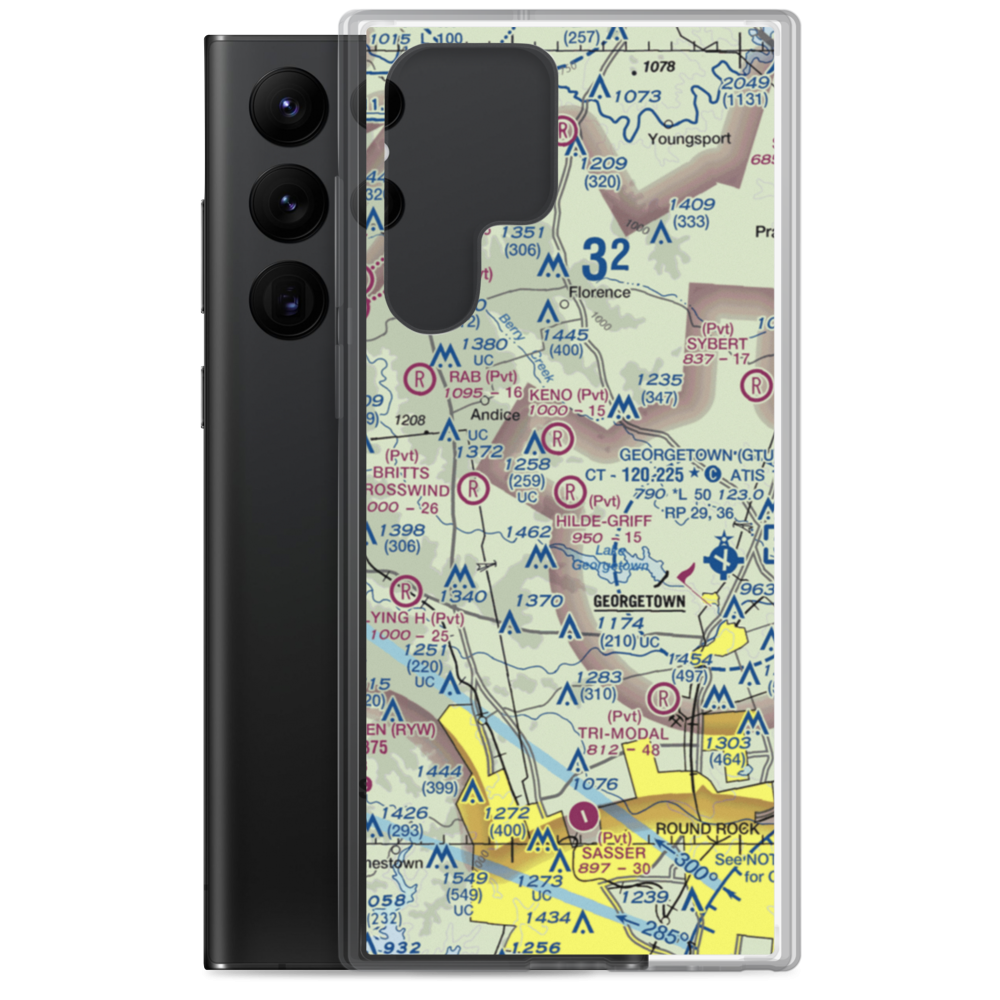 Hilde-Griff Field (05TE) VFR Sectional Samsung Case Samsung Galaxy S22 Ultra model shown