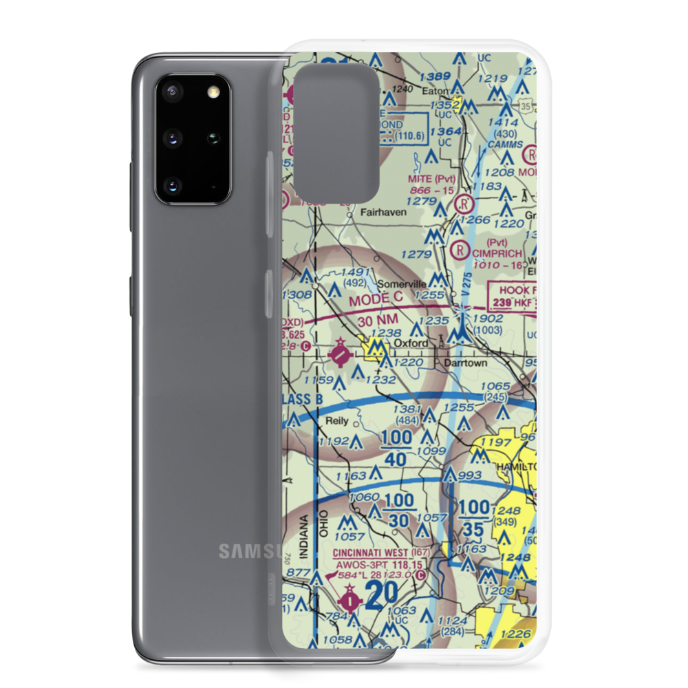 Hillcrest Airport (OI26) VFR Sectional Samsung Case Samsung Galaxy S20 Plus model shown