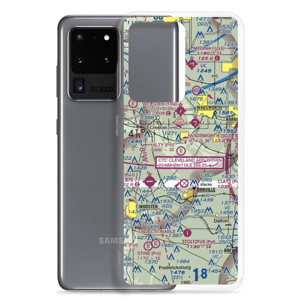 Hilty Field (OI68) VFR Sectional Samsung Case Samsung Galaxy S20 Ultra model shown