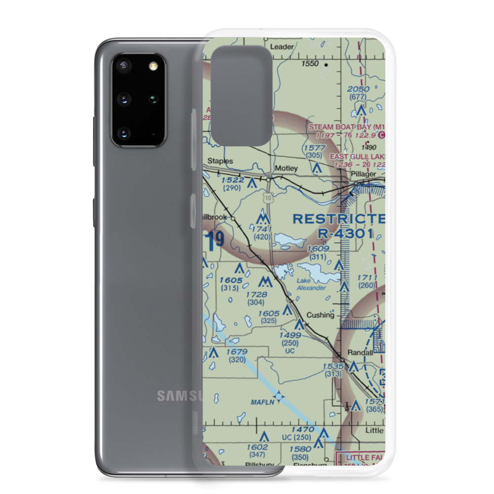 Hines Farm Airport (18MN) VFR Sectional Samsung Case Samsung Galaxy S20 Plus model shown