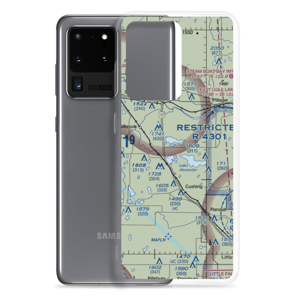 Hines Farm Airport (18MN) VFR Sectional Samsung Case Samsung Galaxy S20 Ultra model shown