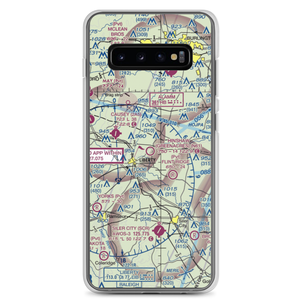 Hinshaw (Greenacres) Airport (N61) VFR Sectional Samsung Case Samsung Galaxy S10+ model shown