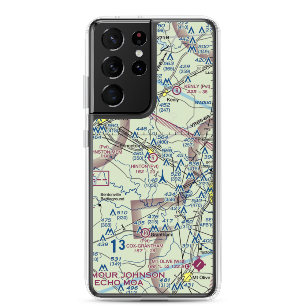 Hinton Field (NC72) VFR Sectional Samsung Case Samsung Galaxy S21 Ultra model shown