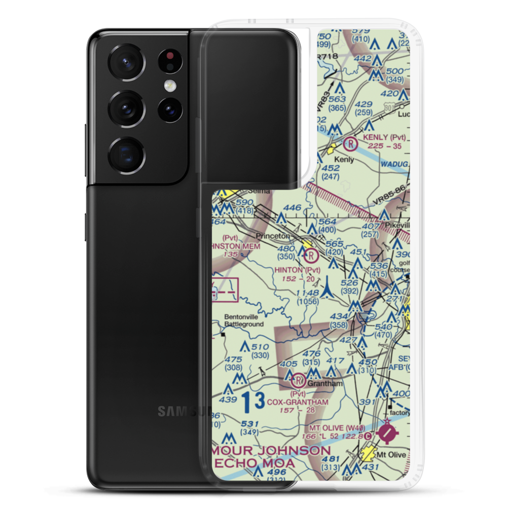 Hinton Field (NC72) VFR Sectional Samsung Case Samsung Galaxy S21 Ultra model shown