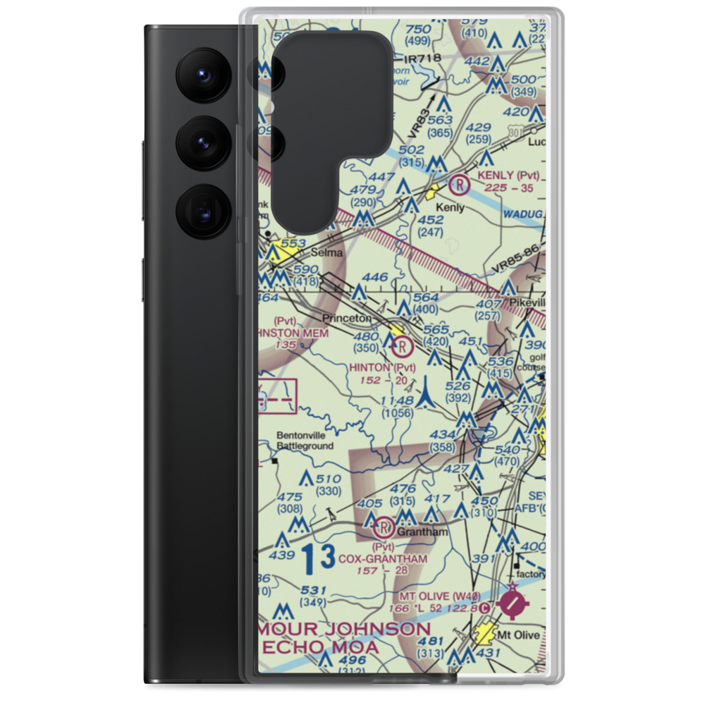 Hinton Field (NC72) VFR Sectional Samsung Case Samsung Galaxy S22 Ultra model shown