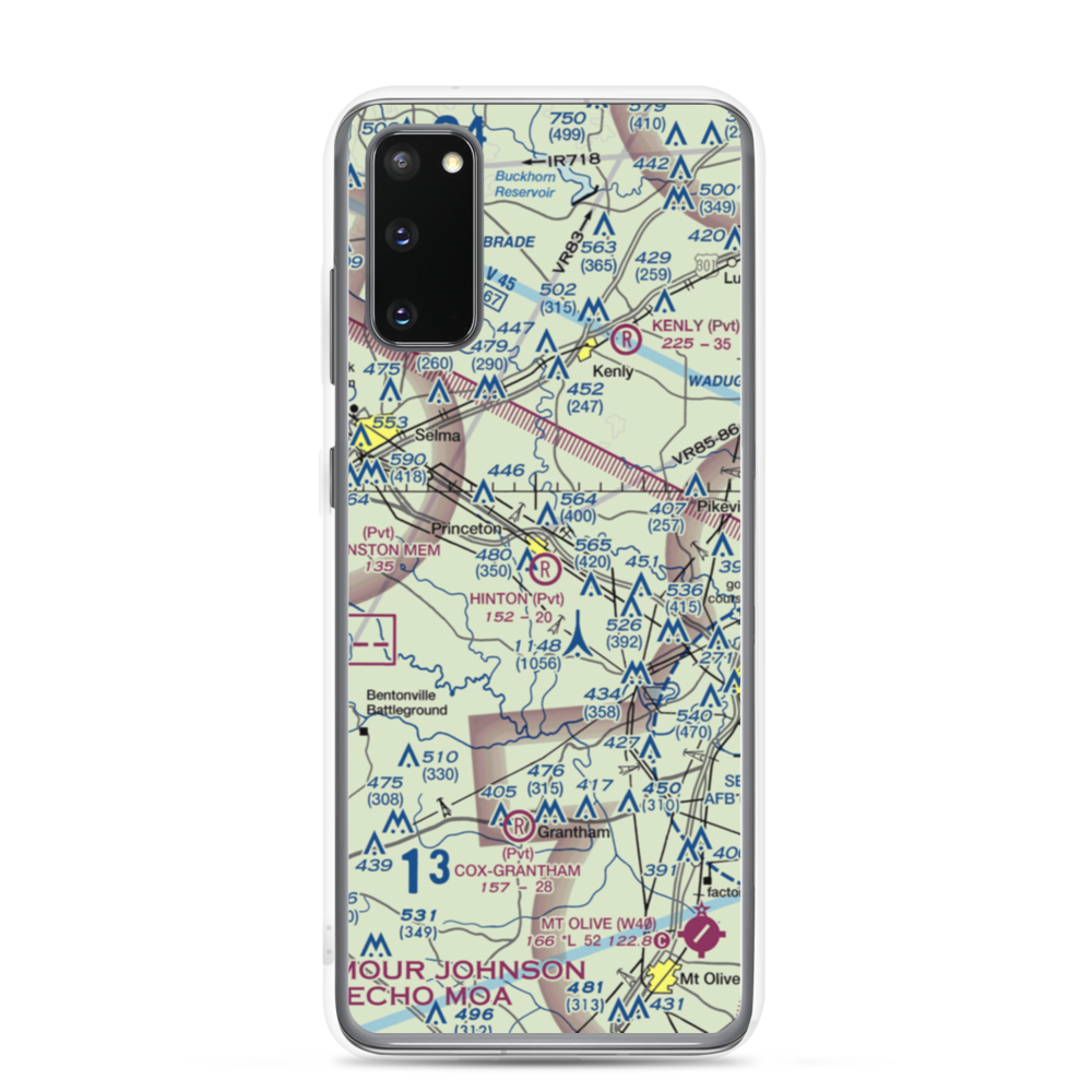Hinton Field (NC72) VFR Sectional Samsung Case Samsung Galaxy S20 model shown