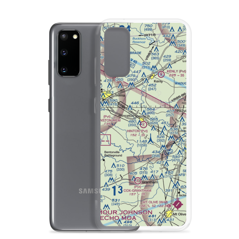 Hinton Field (NC72) VFR Sectional Samsung Case Samsung Galaxy S20 model shown