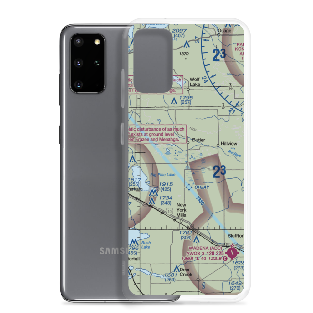 Hintzman Private Airport (4MN1) VFR Sectional Samsung Case Samsung Galaxy S20 Plus model shown