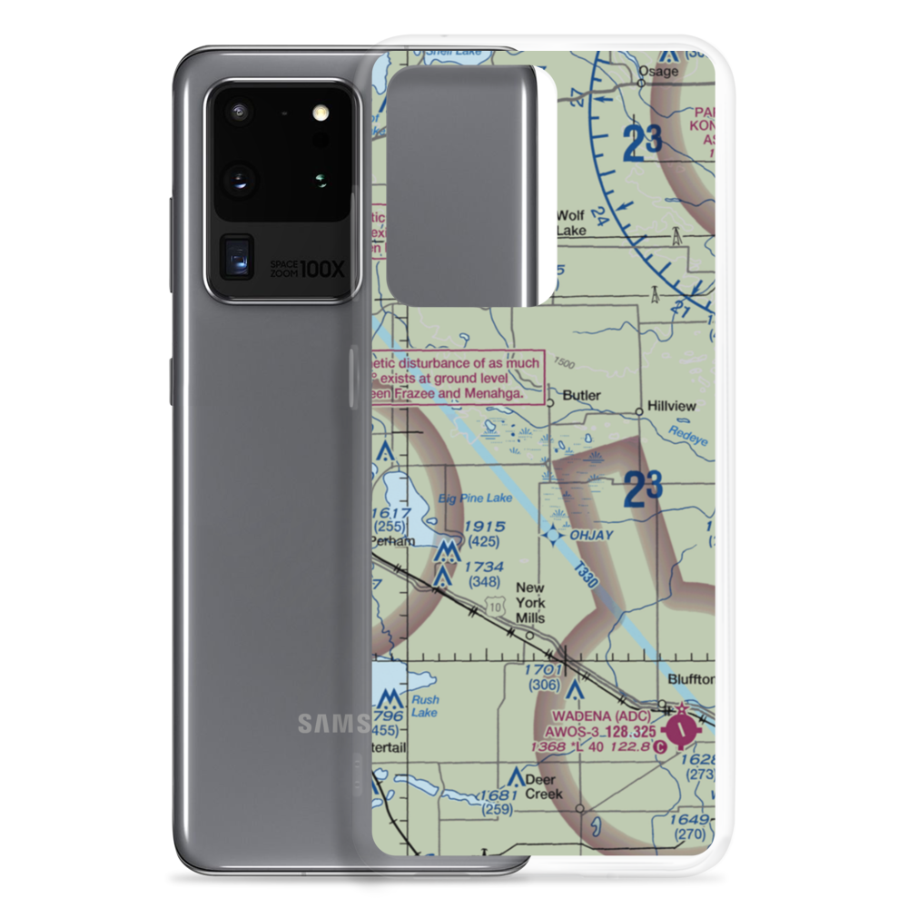 Hintzman Private Airport (4MN1) VFR Sectional Samsung Case Samsung Galaxy S20 Ultra model shown