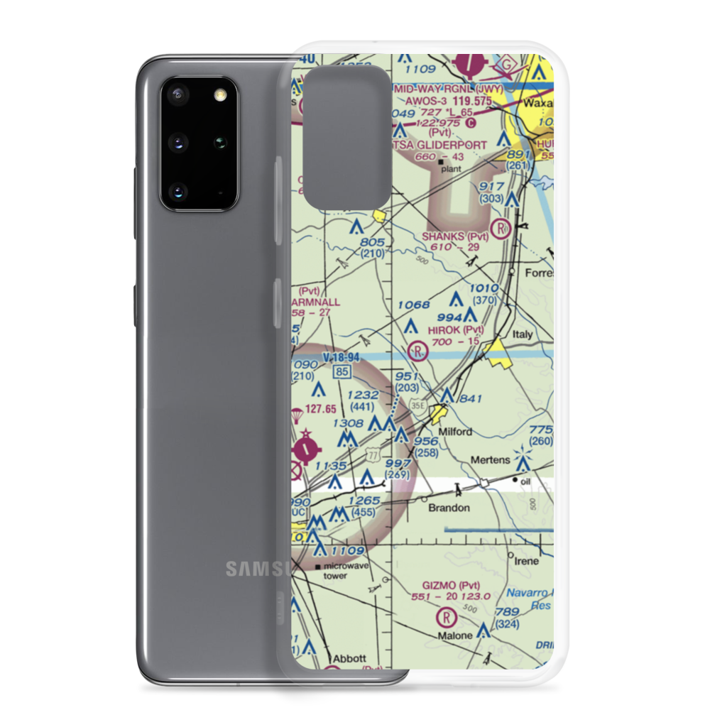 Hirok Airport (TE50) VFR Sectional Samsung Case Samsung Galaxy S20 Plus model shown