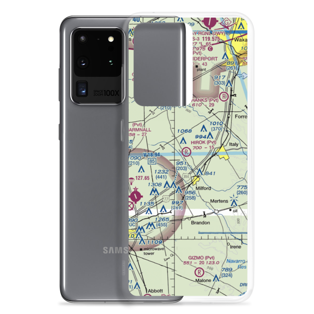 Hirok Airport (TE50) VFR Sectional Samsung Case Samsung Galaxy S20 Ultra model shown