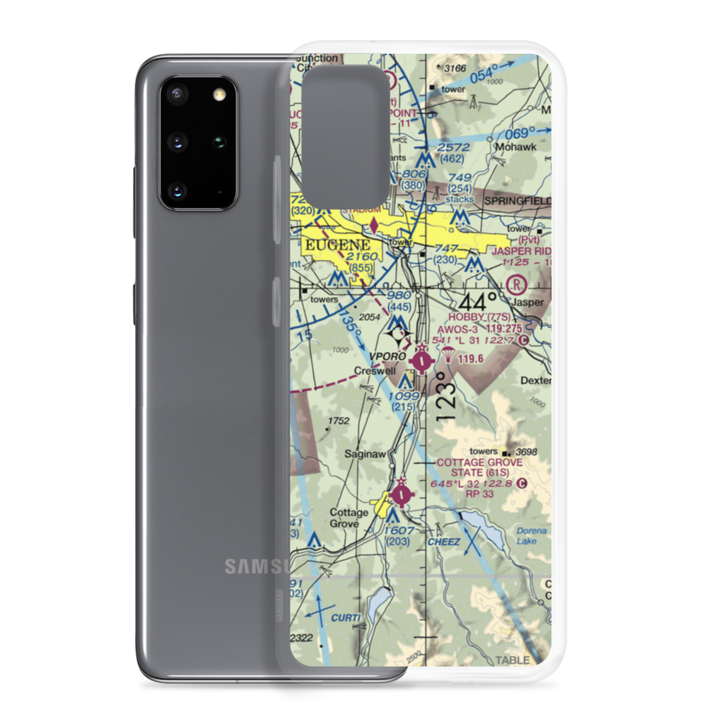 Hobby Field (77S) VFR Sectional Samsung Case Samsung Galaxy S20 Plus model shown