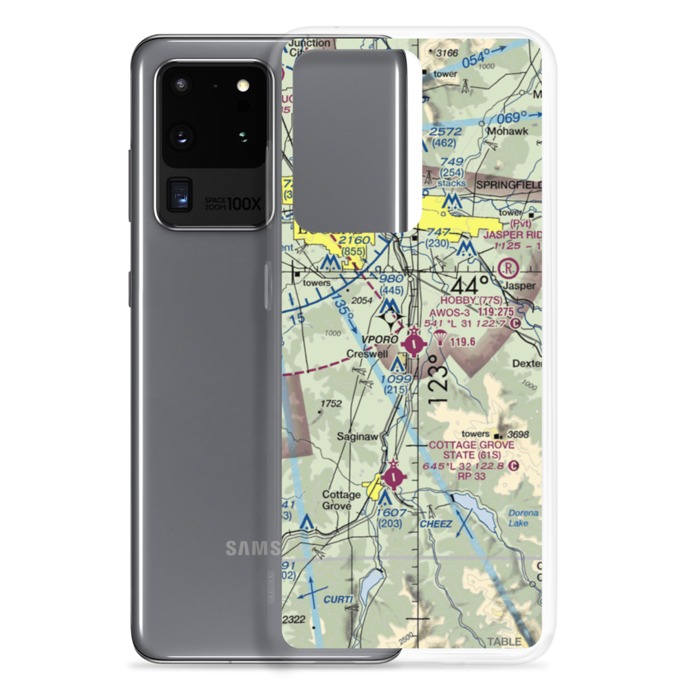Hobby Field (77S) VFR Sectional Samsung Case Samsung Galaxy S20 Ultra model shown