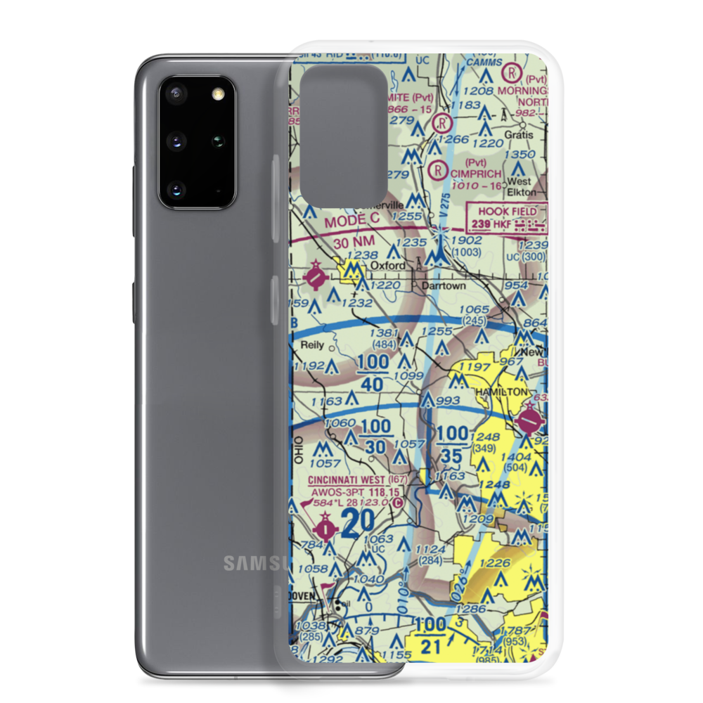 Hogan Airport (OA05) VFR Sectional Samsung Case Samsung Galaxy S20 Plus model shown