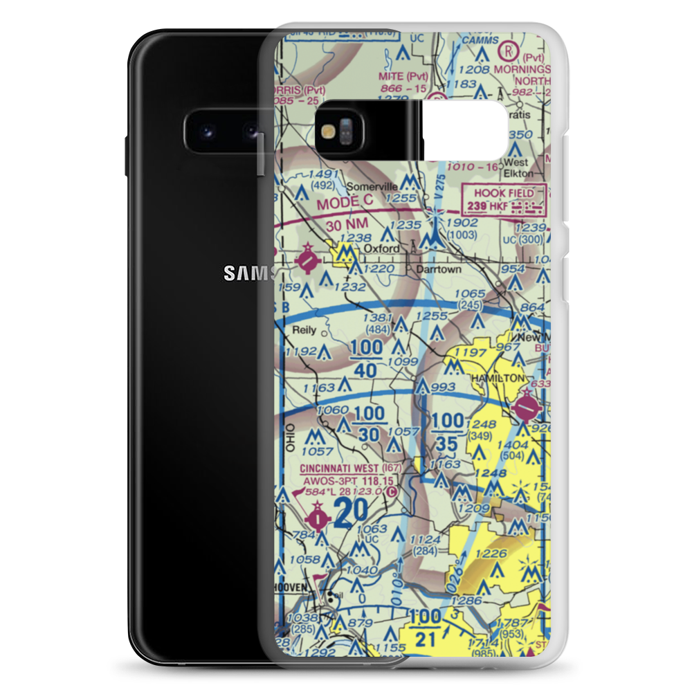 Hogan Airport (OA05) VFR Sectional Samsung Case Samsung Galaxy S10+ model shown