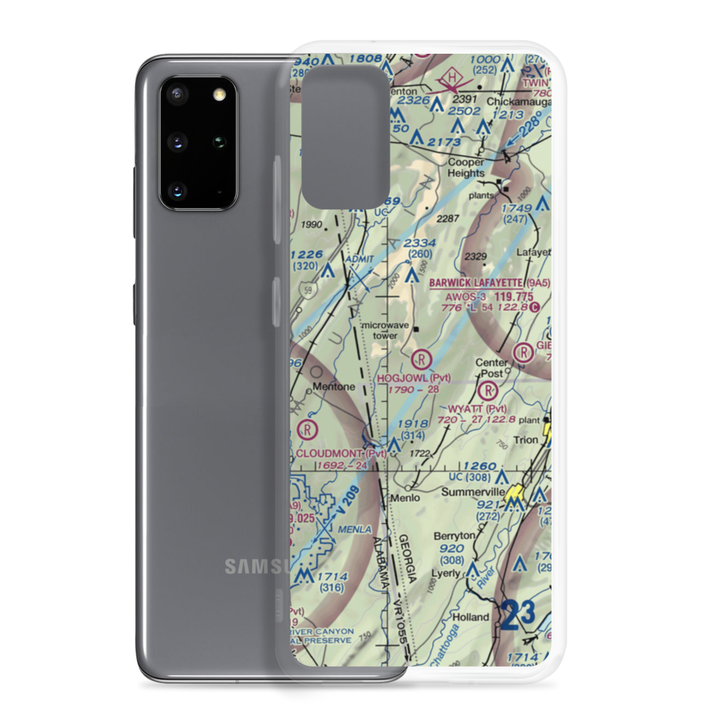 Hogjowl Airport (GE11) VFR Sectional Samsung Case Samsung Galaxy S20 Plus model shown
