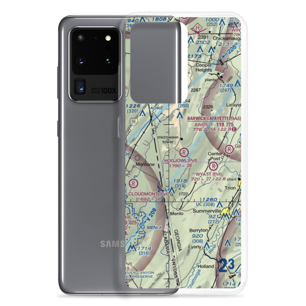 Hogjowl Airport (GE11) VFR Sectional Samsung Case Samsung Galaxy S20 Ultra model shown