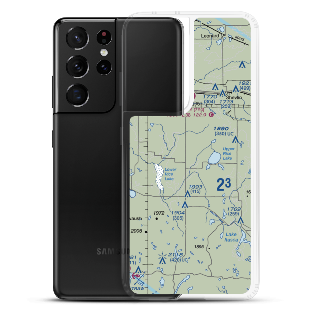 Hoiland Field (5MN2) VFR Sectional Samsung Case Samsung Galaxy S21 Ultra model shown