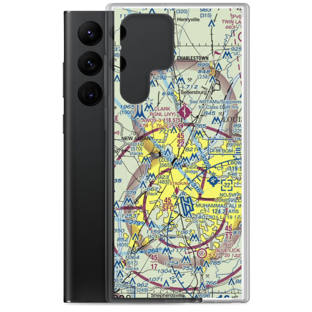 Holiday Inn Lakeview Heliport (1I6) VFR Sectional Samsung Case Samsung Galaxy S22 Ultra model shown
