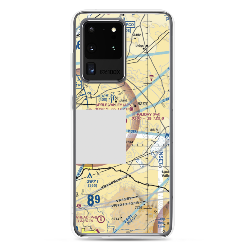 Holiday Ranch Airport (27CA) VFR Sectional Samsung Case Samsung Galaxy S20 Ultra model shown