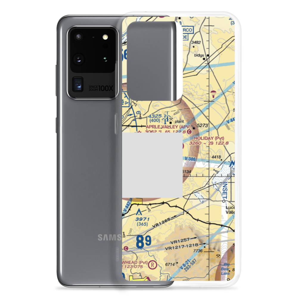 Holiday Ranch Airport (27CA) VFR Sectional Samsung Case Samsung Galaxy S20 Ultra model shown