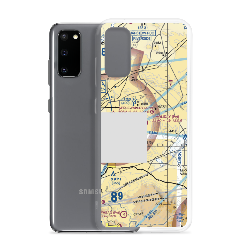Holiday Ranch Airport (27CA) VFR Sectional Samsung Case Samsung Galaxy S20 model shown