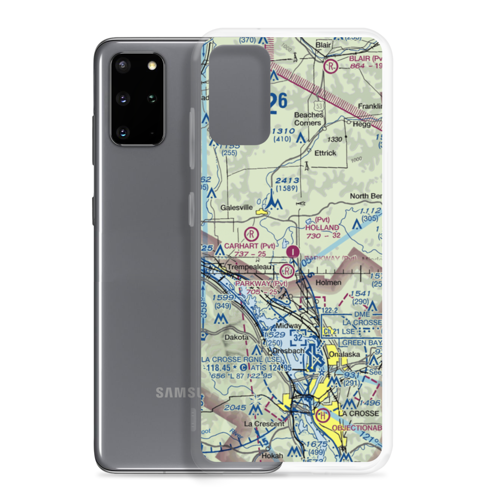 Holland Air Park (36WI) VFR Sectional Samsung Case Samsung Galaxy S20 Plus model shown