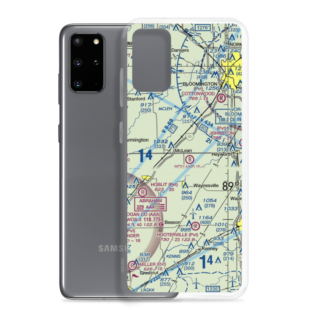 Holland Field (1IL9) VFR Sectional Samsung Case Samsung Galaxy S20 Plus model shown