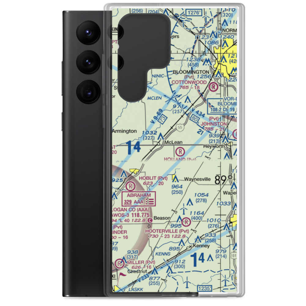 Holland Field (1IL9) VFR Sectional Samsung Case Samsung Galaxy S22 Ultra model shown