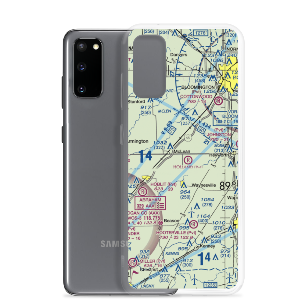 Holland Field (1IL9) VFR Sectional Samsung Case Samsung Galaxy S20 model shown