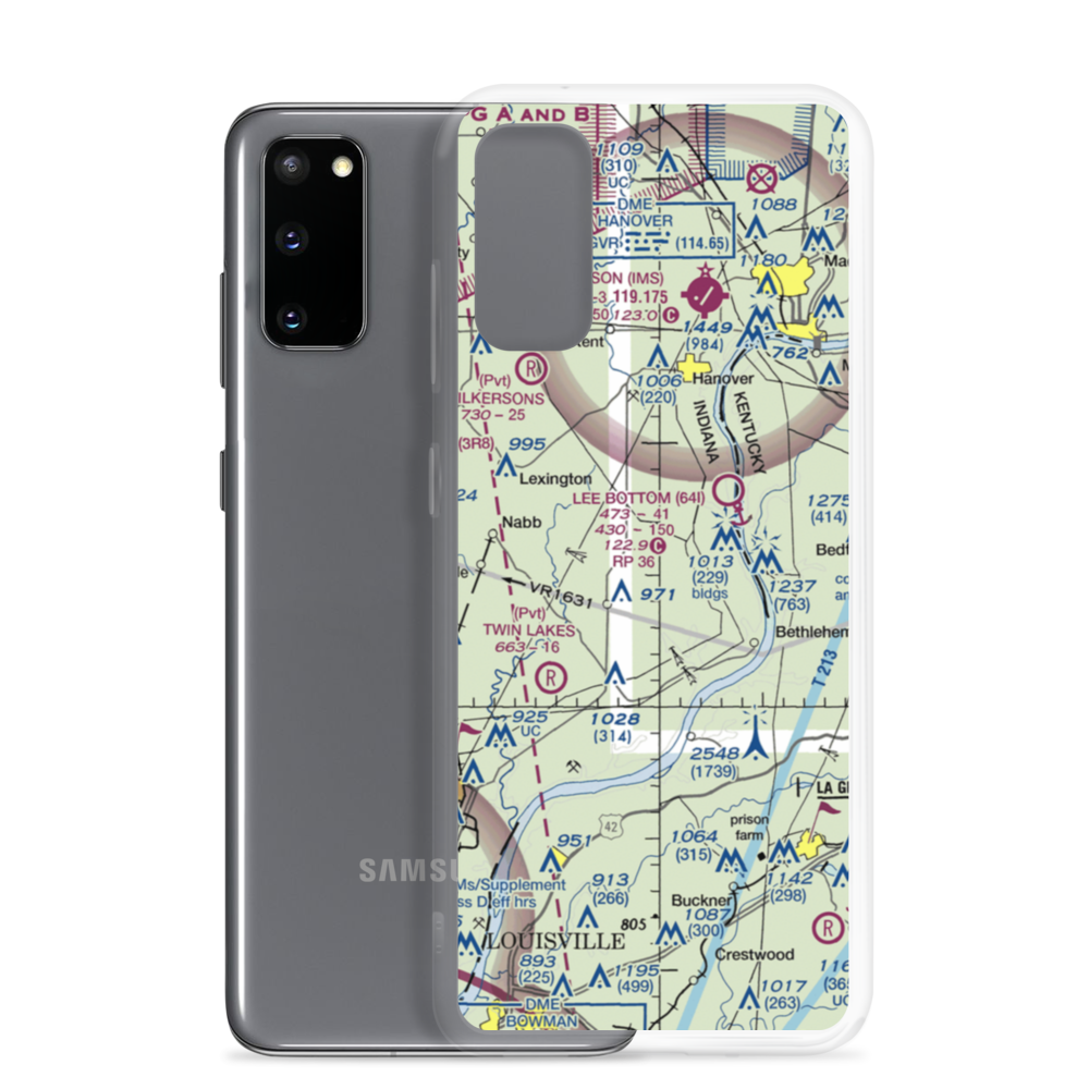 Holloway Field (3IN6) VFR Sectional Samsung Case Samsung Galaxy S20 model shown