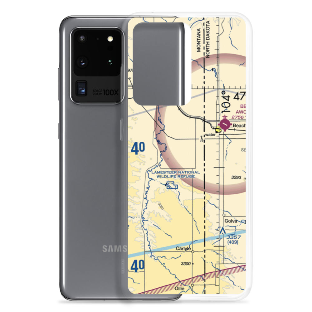 Hollstein Ranch Airport (MT20) VFR Sectional Samsung Case Samsung Galaxy S20 Ultra model shown