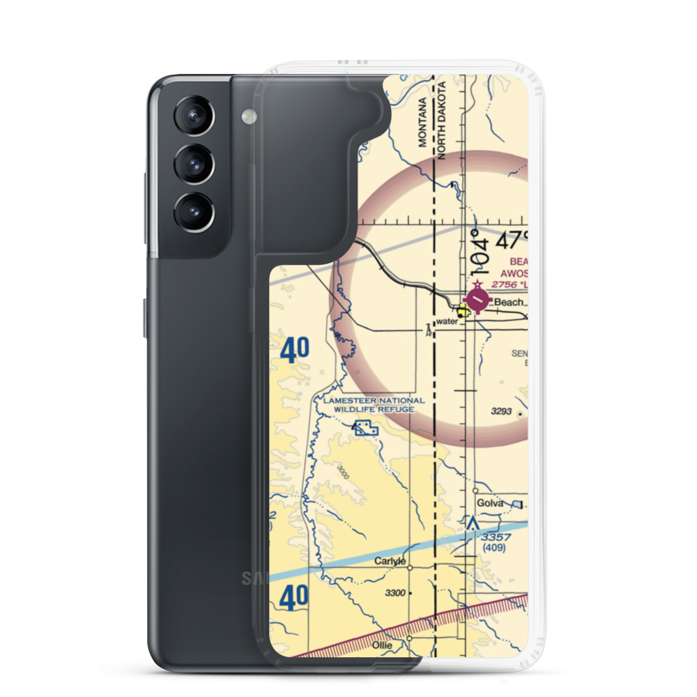 Hollstein Ranch Airport (MT20) VFR Sectional Samsung Case Samsung Galaxy S21 model shown