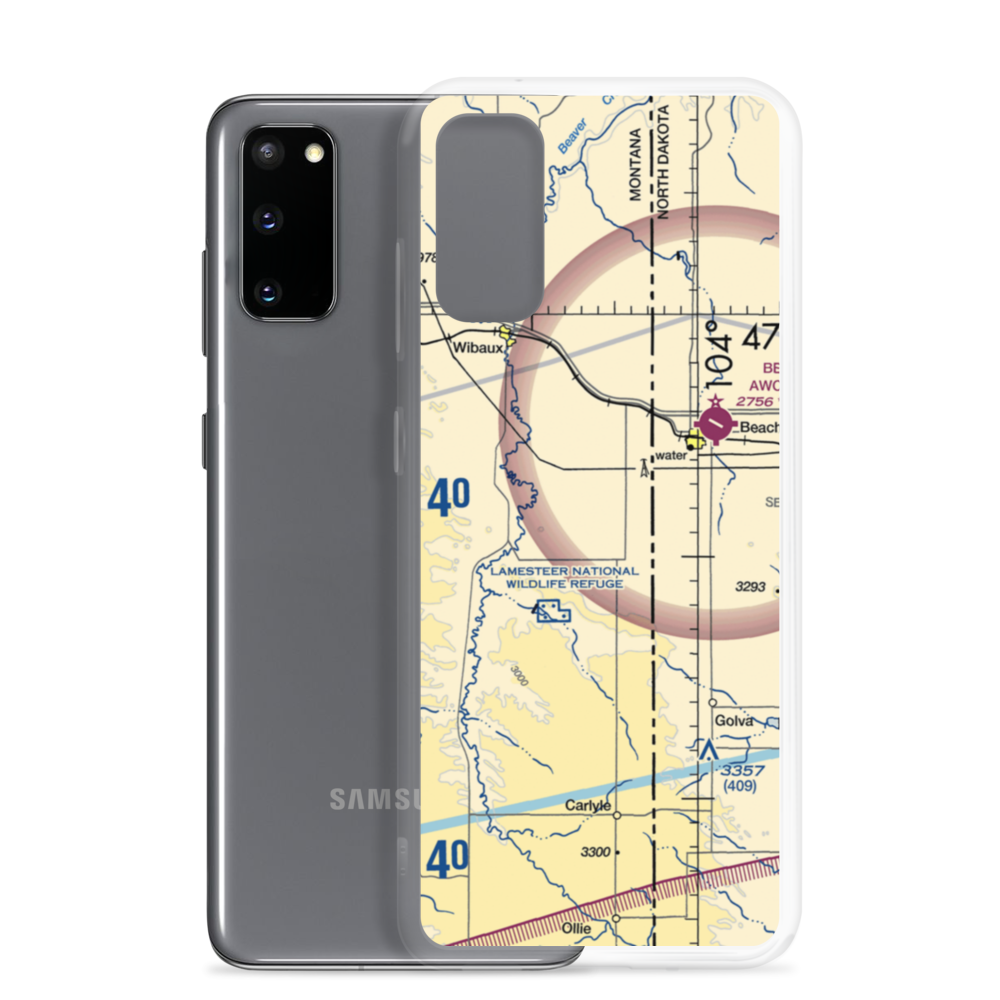 Hollstein Ranch Airport (MT20) VFR Sectional Samsung Case Samsung Galaxy S20 model shown