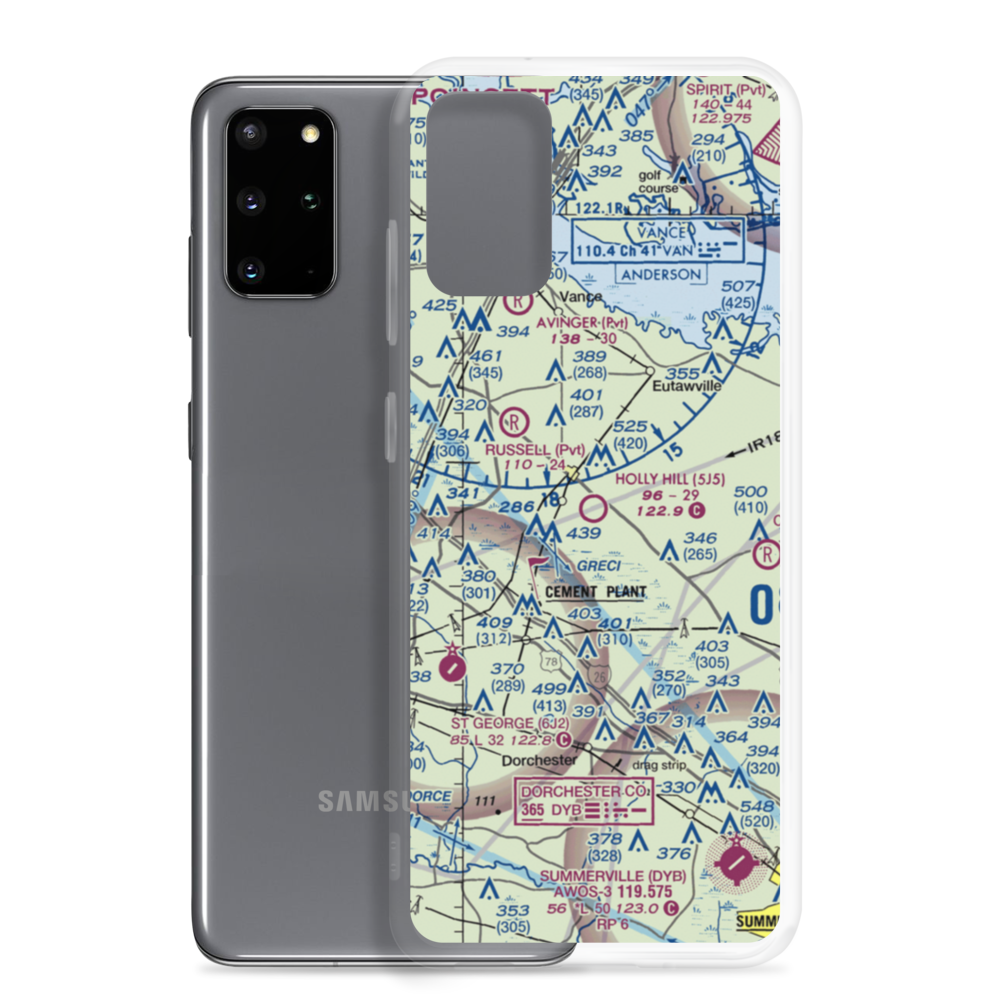 Holly Hill Airport (5J5) VFR Sectional Samsung Case Samsung Galaxy S20 Plus model shown