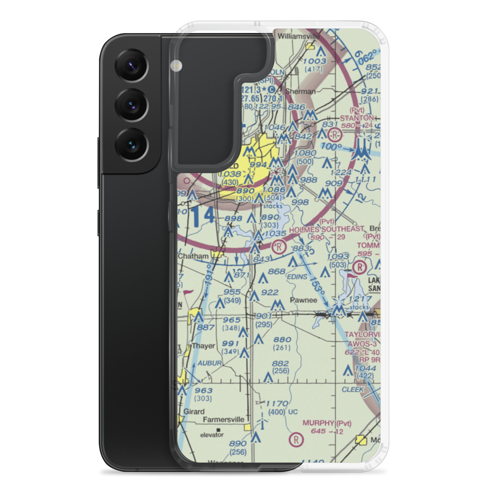 Holmes Southeast Airport (3IS5) VFR Sectional Samsung Case Samsung Galaxy S22 Plus model shown