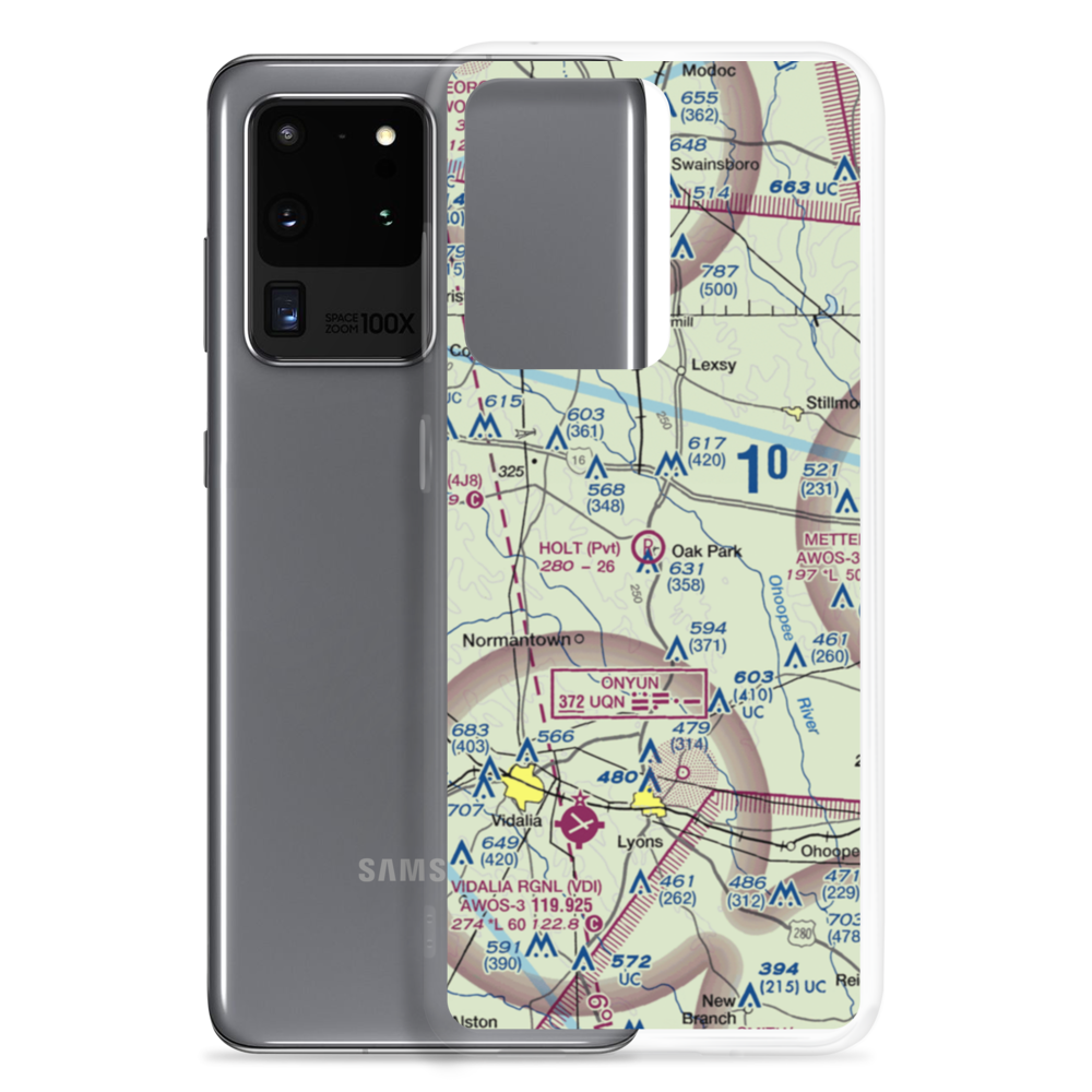 Holt Airpark (13GE) VFR Sectional Samsung Case Samsung Galaxy S20 Ultra model shown